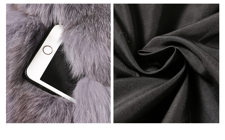 Cropped Fox Fur Jacket 999 Details 5